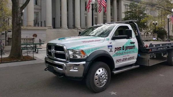 past present towing flatbed towing