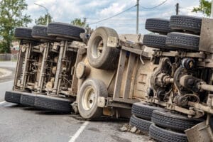 past and present heavy recovery overturned truck on highway scaled 1
